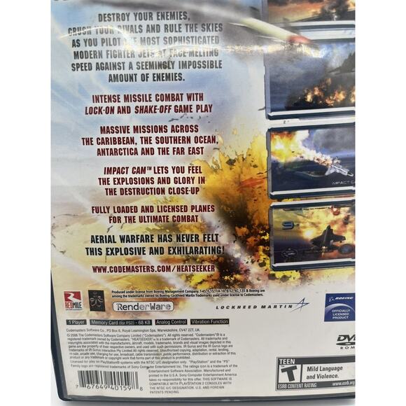 Heatseeker (Sony PlayStation 2, 2007) - Tested - Picture 3 of 6